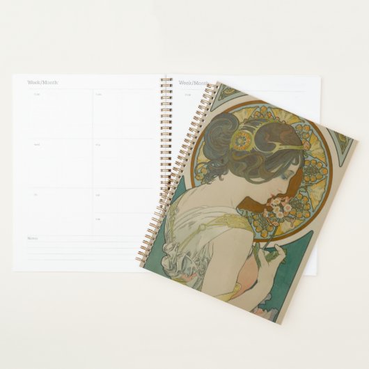 Sleutelbloem van Alphonse Mucha (1899) Planner (Display)