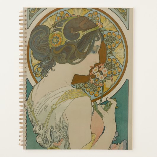 Sleutelbloem van Alphonse Mucha (1899) Planner (Voorkant)