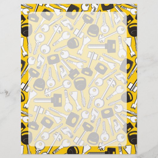 Sleutelbos achtergrond flyer (Achterkant)