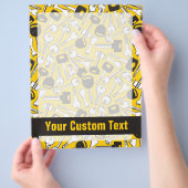 Sleutelbos achtergrond flyer (Hand)