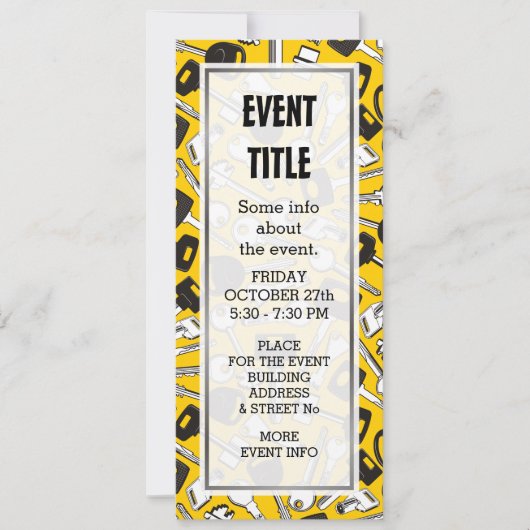 Sleutelbos achtergrond kaart (Voorkant)