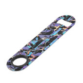 Sleutelbos sleutelhanger flesopener speed flessenopener (Voorkant Gekanteld)