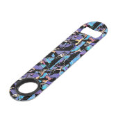 Sleutelbos sleutelhanger flesopener speed flessenopener (Achterkant Gekanteld)
