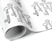 Sleutelbotten Cadeaupapier (Rol Hoek)