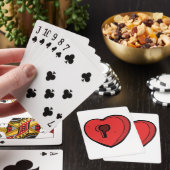 Sleutelgat Hart Pokerkaarten (Insitu)
