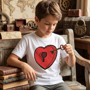 Sleutelgat Hart T-shirt