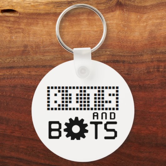 Sleutelhanger 2 Bits en Bots (Voorkant)