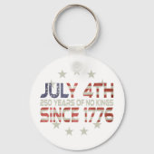 Sleutelhanger: 4 juli - 1776 - 250 jaar ! sleutelhanger (Voorkant)