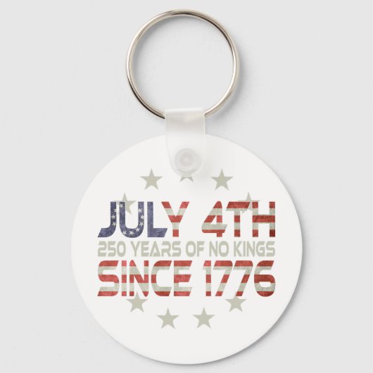 Sleutelhanger: 4 juli - 1776 - 250 jaar ! sleutelhanger (Achterkant)