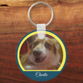 Sleutelhanger Aangepaste foto en naam instellen (Voorkant)