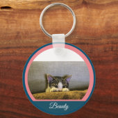 Sleutelhanger Aangepaste foto en naam instellen (Voorkant)