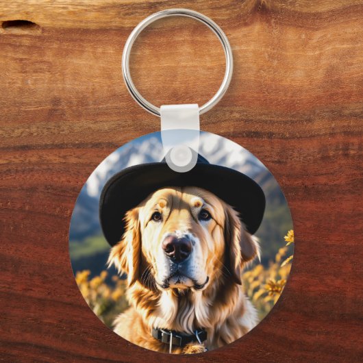 Sleutelhanger Aangepaste foto Hondenliefhebber toe (Achterkant)