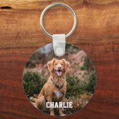 Sleutelhanger Aangepaste foto Hondenliefhebber toe (Voorkant)