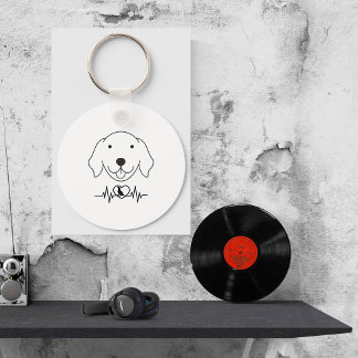 Sleutelhanger Aangepaste foto Hondenliefhebber toe