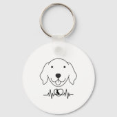 Sleutelhanger Aangepaste foto Hondenliefhebber toe (Achterkant)