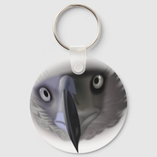 Sleutelhanger abstract Eagle Face (Voorkant)