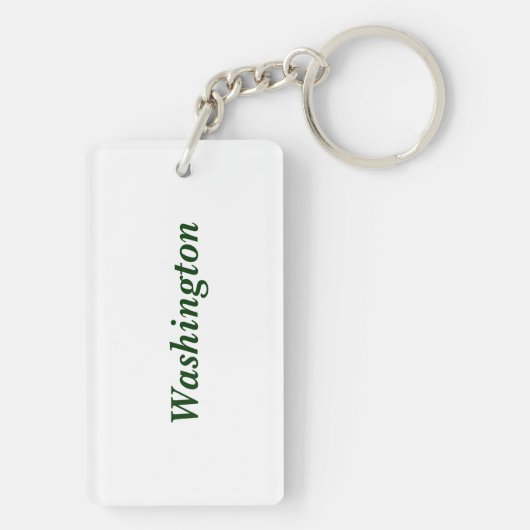 Sleutelhanger (acryl) - Gestapte letters en naam (achterkant)