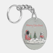 Sleutelhanger, acrylfoto's, dubbelzijdig sleutelhanger (Voorkant Links)