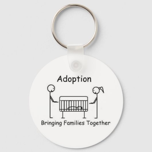 Sleutelhanger adoptie Wieg (Voorkant)