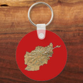 Sleutelhanger Afghanistan Map (Voorkant)