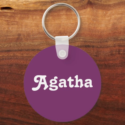 Sleutelhanger Agatha (Voorkant)