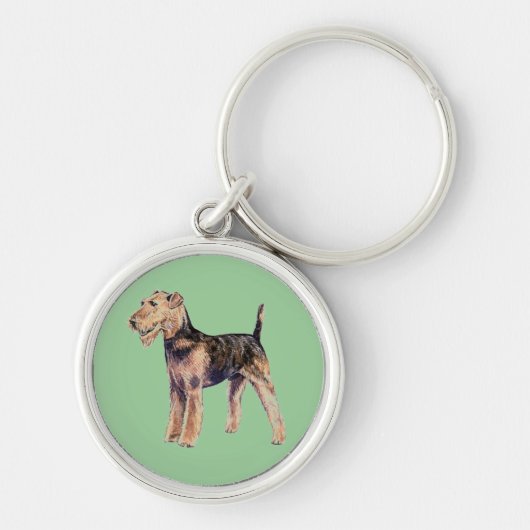 Sleutelhanger Airedale Terrier (Voorkant)