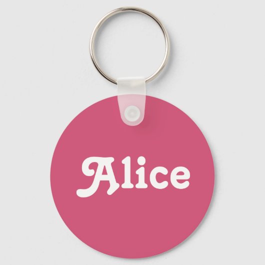 Sleutelhanger Alice (Voorkant)