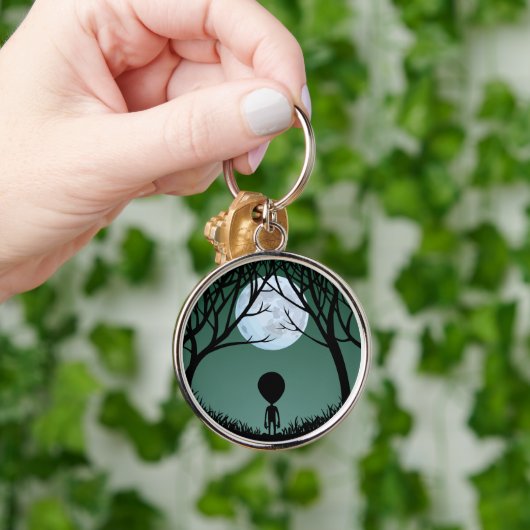 Sleutelhanger Alien Kunst Buitenaardse Cadeaus & D (Hand)