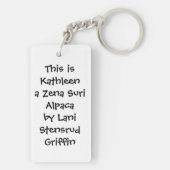 Sleutelhanger Alpaca-Kathleen (achterkant)