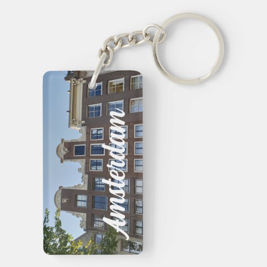 Sleutelhanger Amsterdam Windmill Canal House (achterkant)