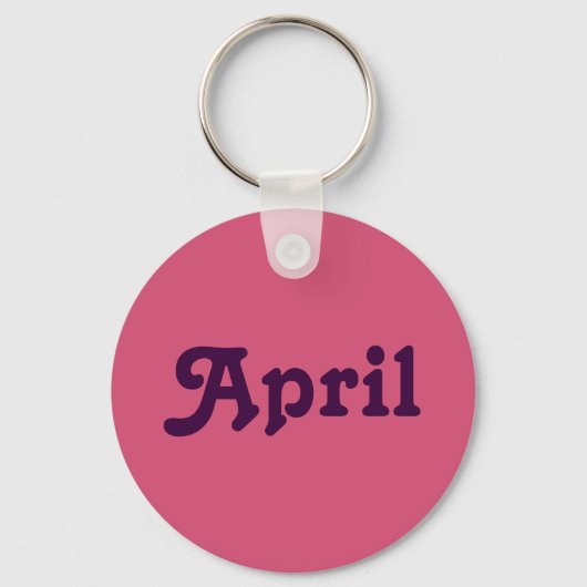 Sleutelhanger april (Voorkant)
