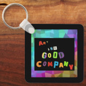 Sleutelhanger Art en Good Company logo (Voorkant)