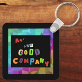 Sleutelhanger Art en Good Company logo (Achterkant)