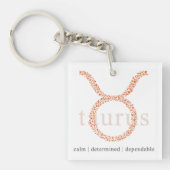 Sleutelhanger: Astrology Taurus Sign Sleutelhanger (Voorkant)