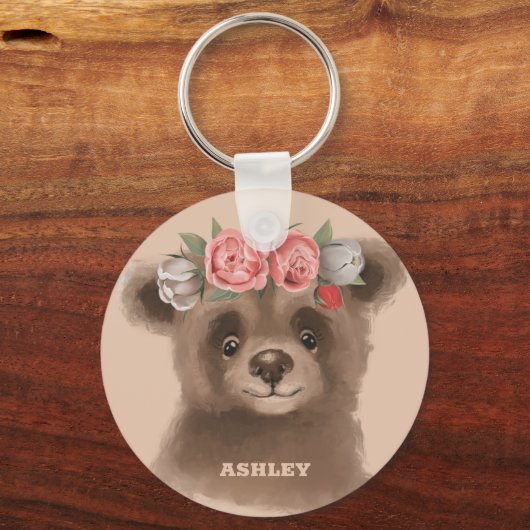 Sleutelhanger baby Beer (Voorkant)