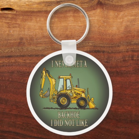 Sleutelhanger backhoe operator Citaat (Voorkant)