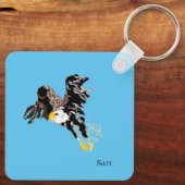 Sleutelhanger : Bald Eagle in Flight (Achterkant)