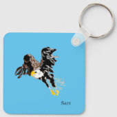 Sleutelhanger : Bald Eagle in Flight (Achterkant)