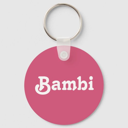 Sleutelhanger Bambi (Voorkant)