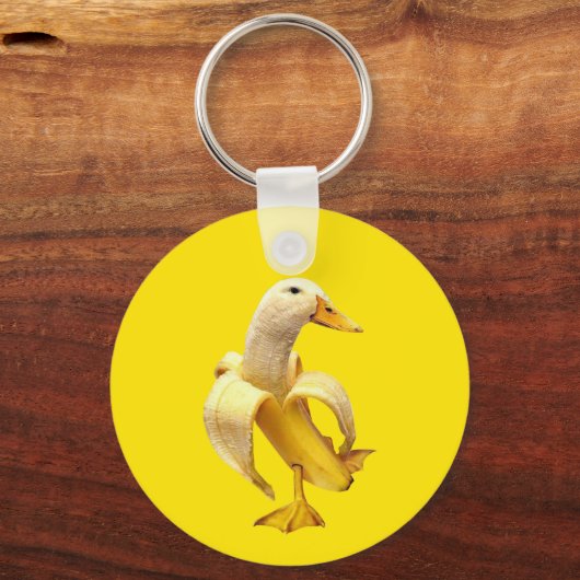 Sleutelhanger Banana Duck Meme (Achterkant)