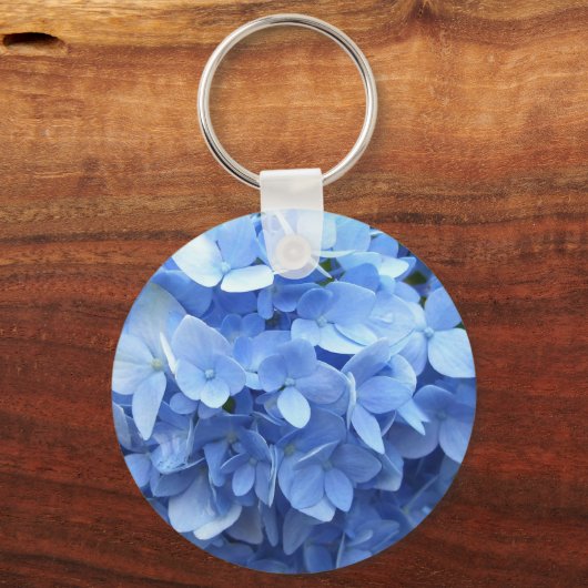 Sleutelhanger - Basic - Blue Hydrangea (Achterkant)