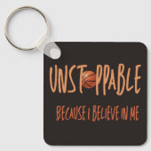 Sleutelhanger Basketbal "Unstoppable" Keycahin (Voorkant)