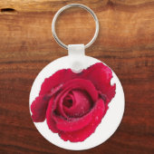 Sleutelhanger Beauful Red Rose (Voorkant)