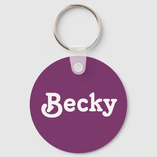 Sleutelhanger Becky (Voorkant)