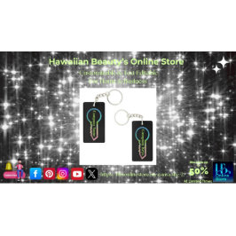 Sleutelhanger Bedrijfs Sleutels Aanpasbare Sjabloo