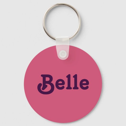 Sleutelhanger Belle (Voorkant)