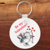 Sleutelhanger, ben ik mijn Valentijn? Sleutelhanger (Voorkant)