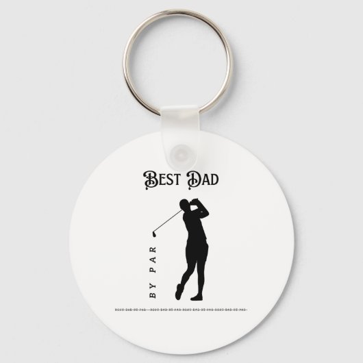 Sleutelhanger Best Dad beroemd gemaakt door Par (Voorkant)