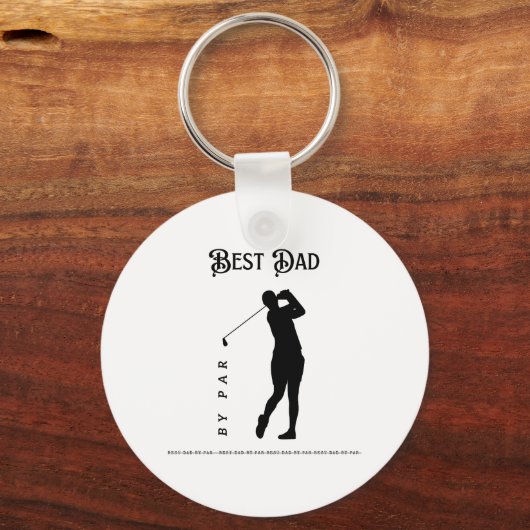 Sleutelhanger Best Dad beroemd gemaakt door Par (Achterkant)