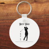 Sleutelhanger Best Dad beroemd gemaakt door Par (Voorkant)